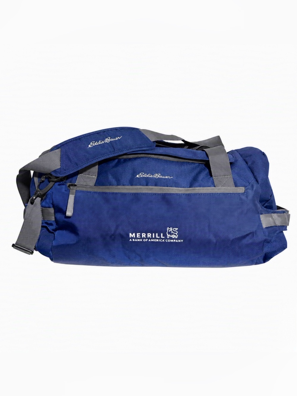 Merril Lynch Eddie Bauer Travel Daffle Bag NWOT